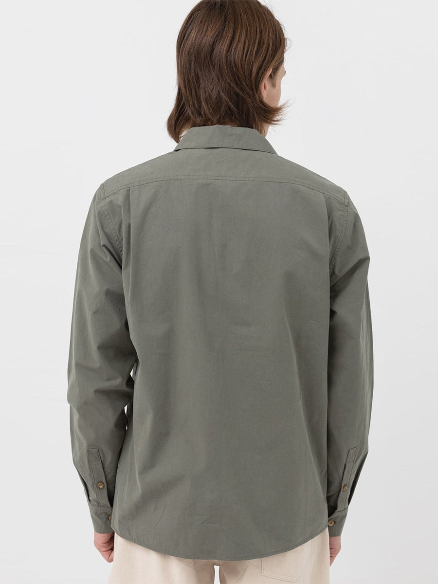Essential Long Sleeve Shirt - Moss
