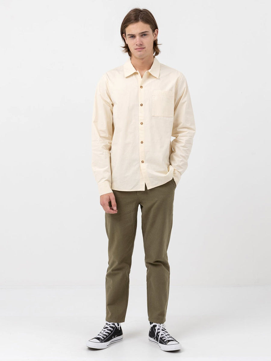 Essential Long Sleeve Shirt - Natural
