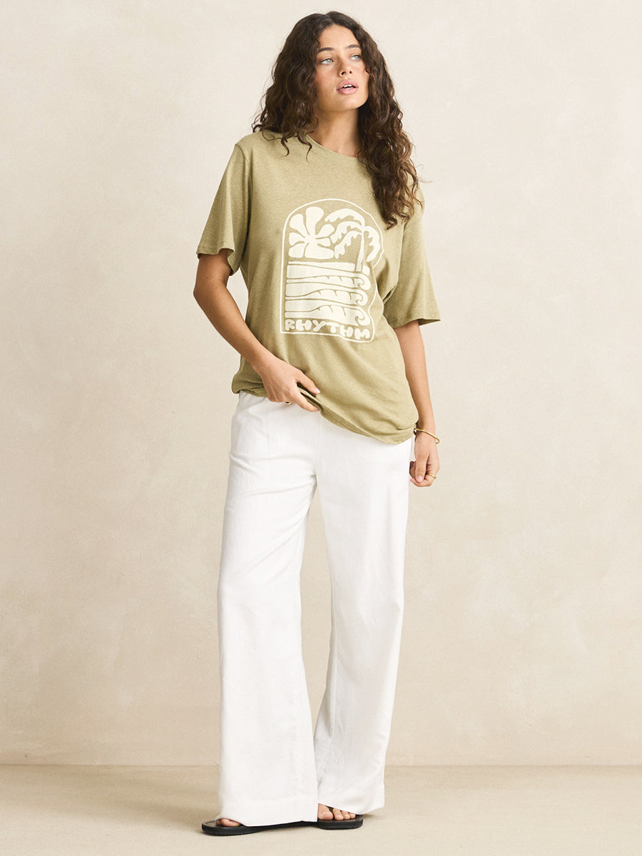 Essential Wide-Leg Pants - White
