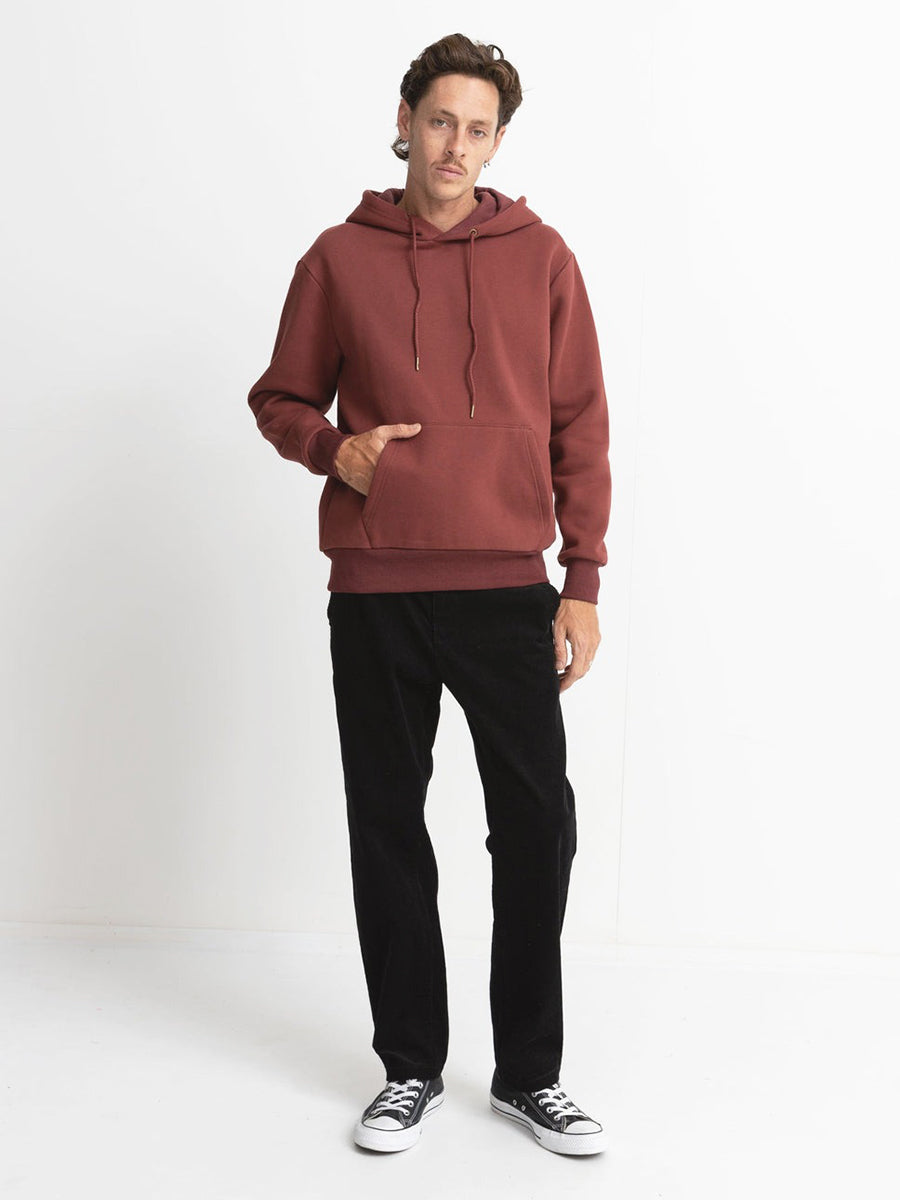 Heavyweight Fleece Hood - Brick
