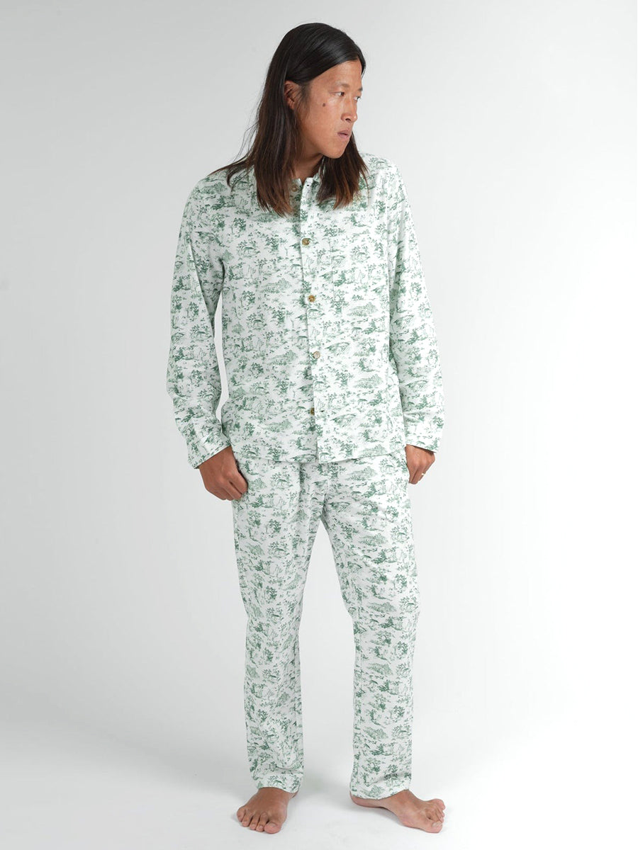 Men's Holiday Pajama Shirt - Green