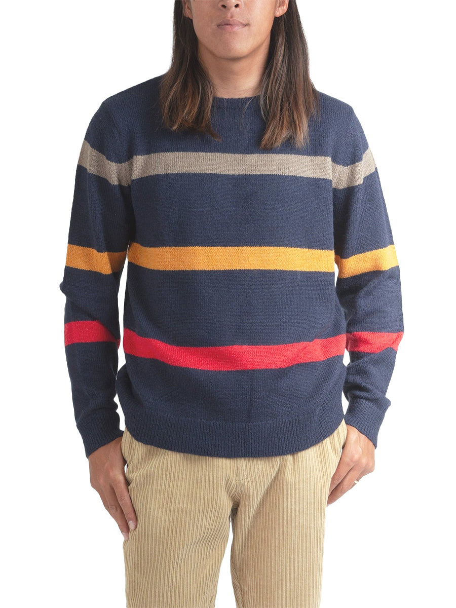 Holiday Stripe Knit - Navy