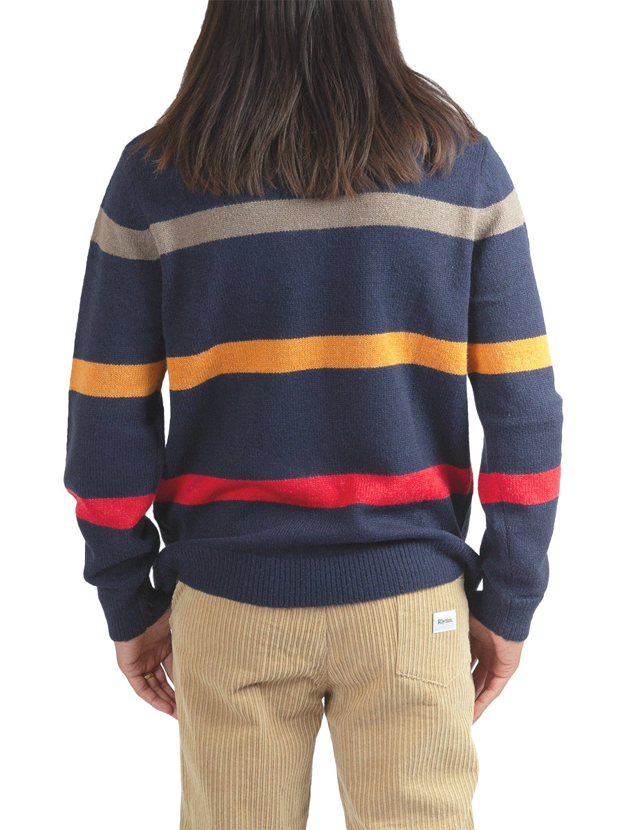 Holiday Stripe Knit - Navy