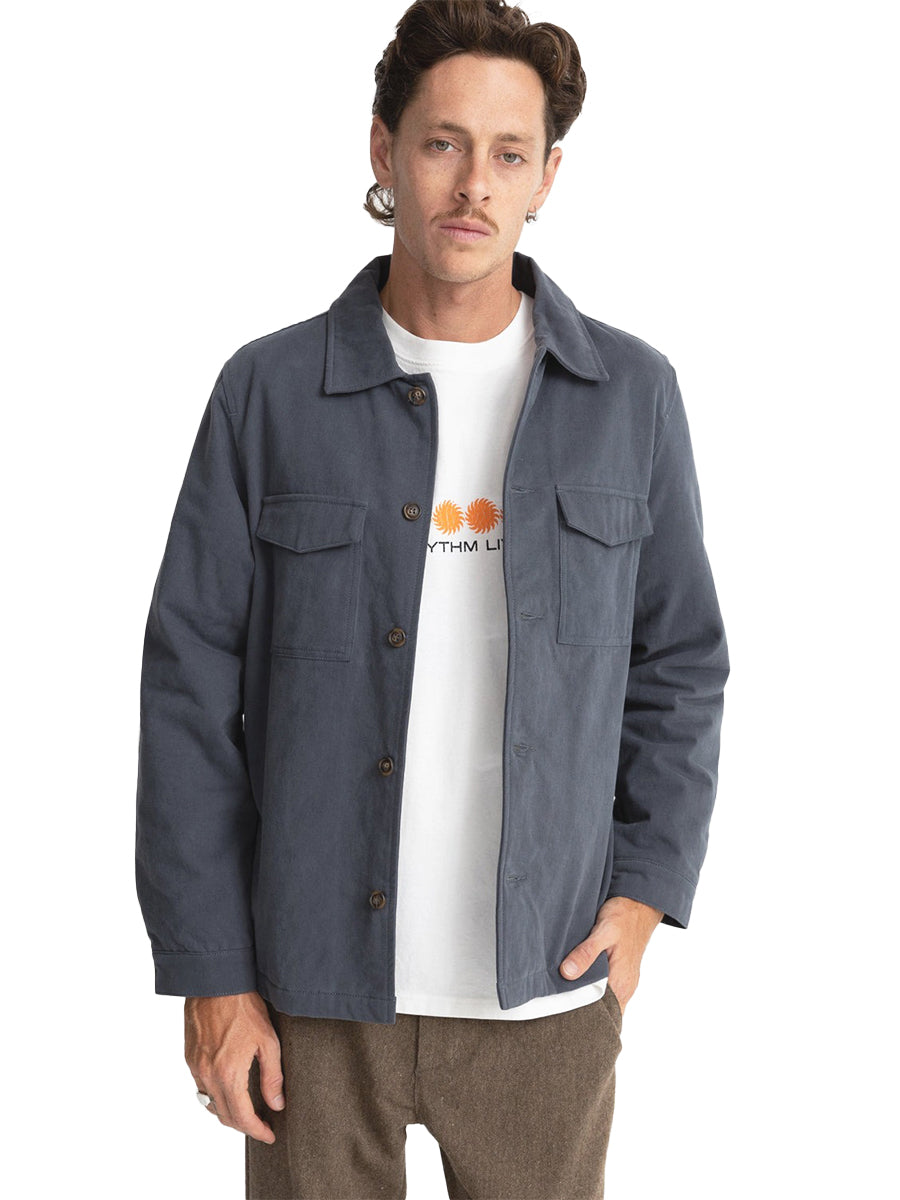 Insulated Overshirt - Indigo