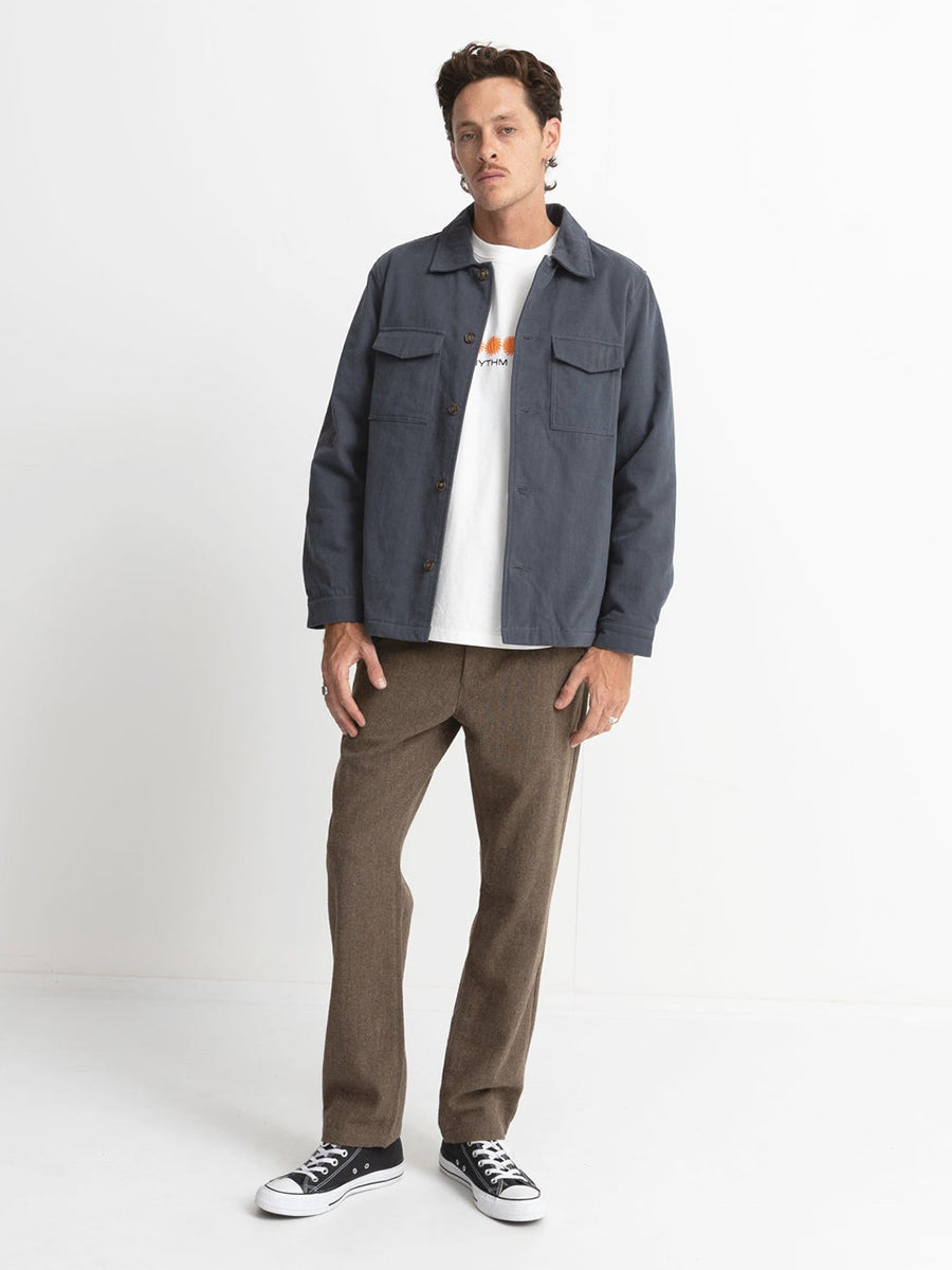Insulated Overshirt - Indigo