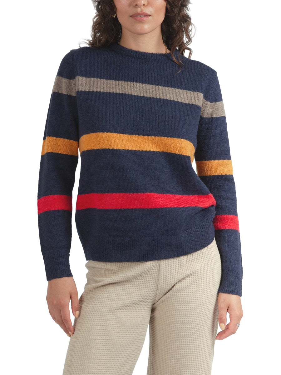 Jad Crew Neck Sweater - Navy