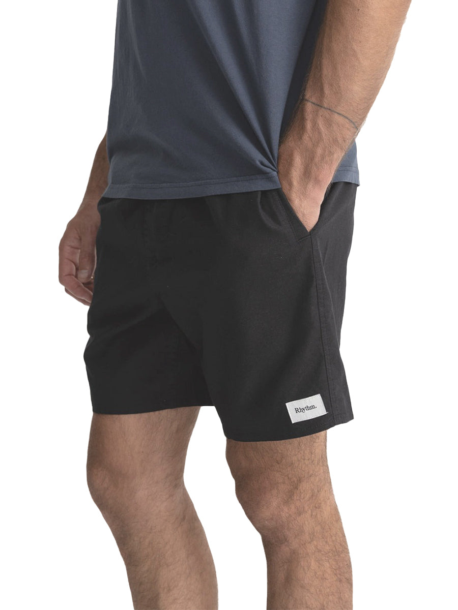 Classic Linen Jam Shorts - Vintage Black