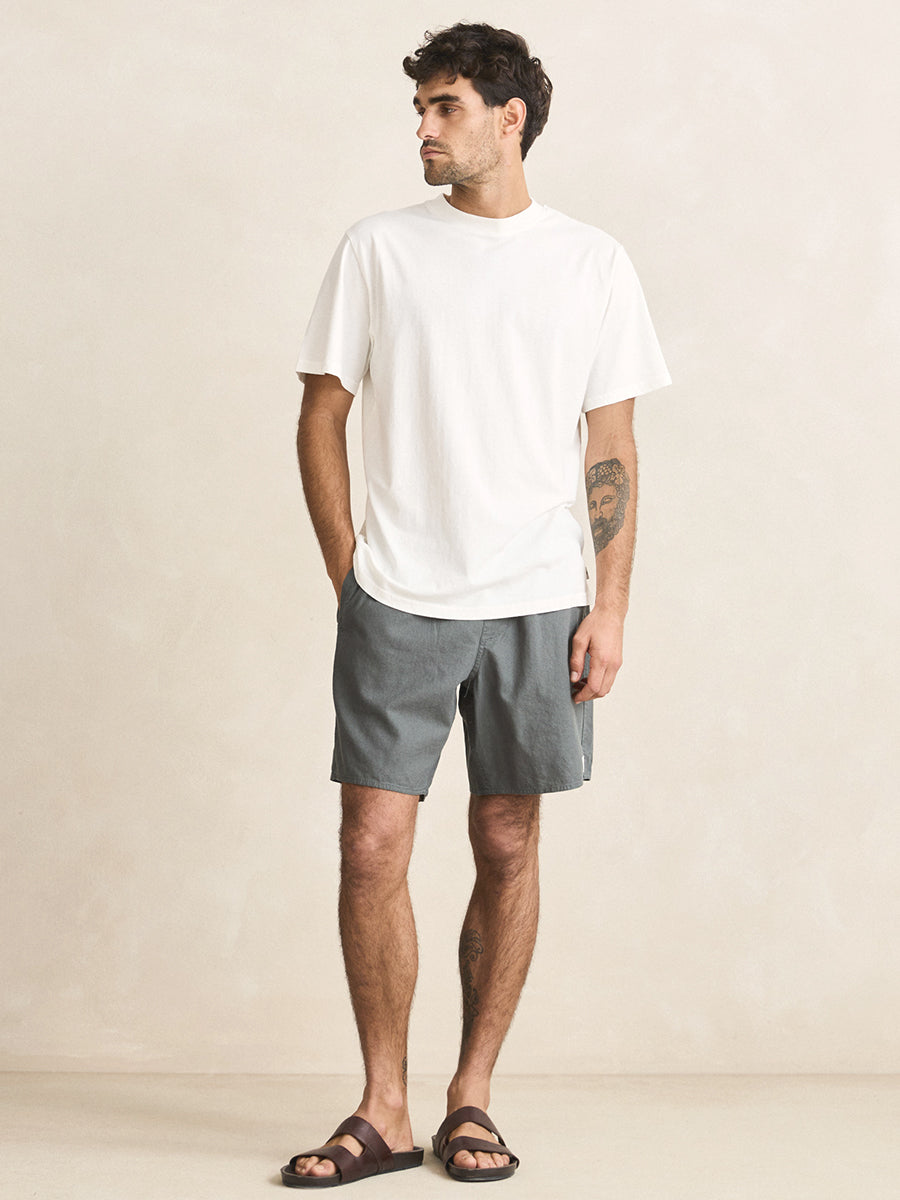 Classic Linen Jam Shorts - Silver Pine