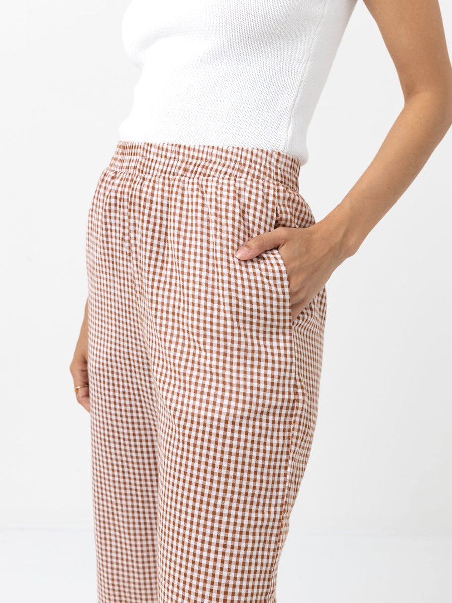 Lola Wide Leg Pant - Clay