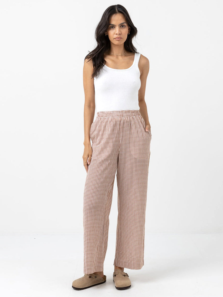 Lola Wide Leg Pant - Clay