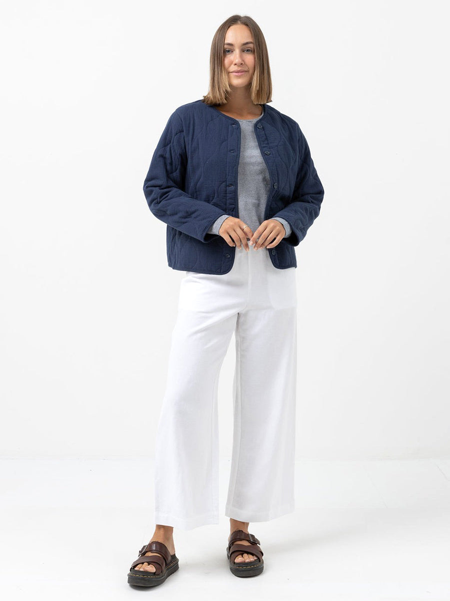 Montauk Quilted Jacket - Navy