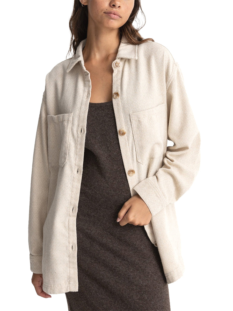 Oyster Shirt Jacket - Cream