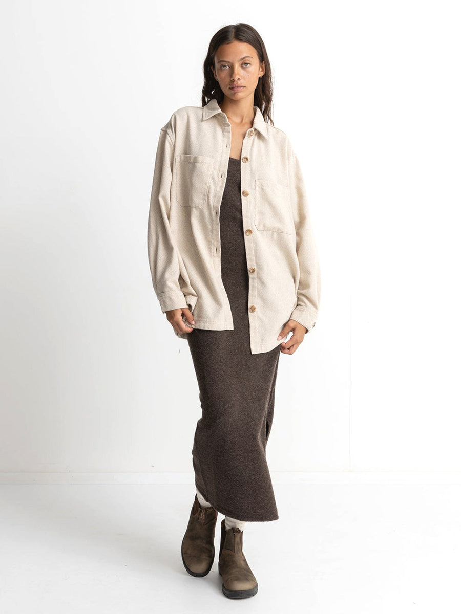 Oyster Shirt Jacket - Cream