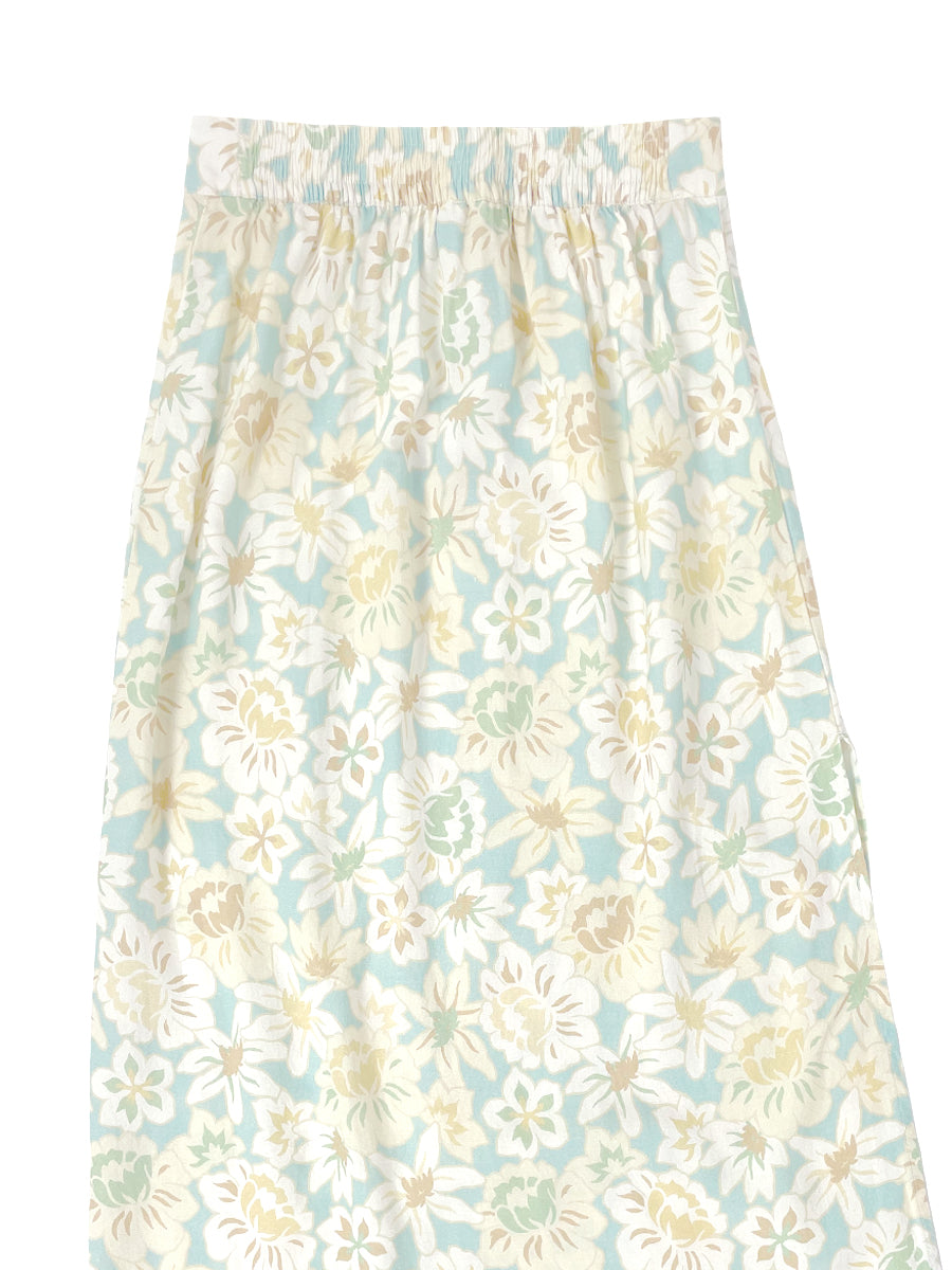 Paloma Midi Skirt - Aqua Haze