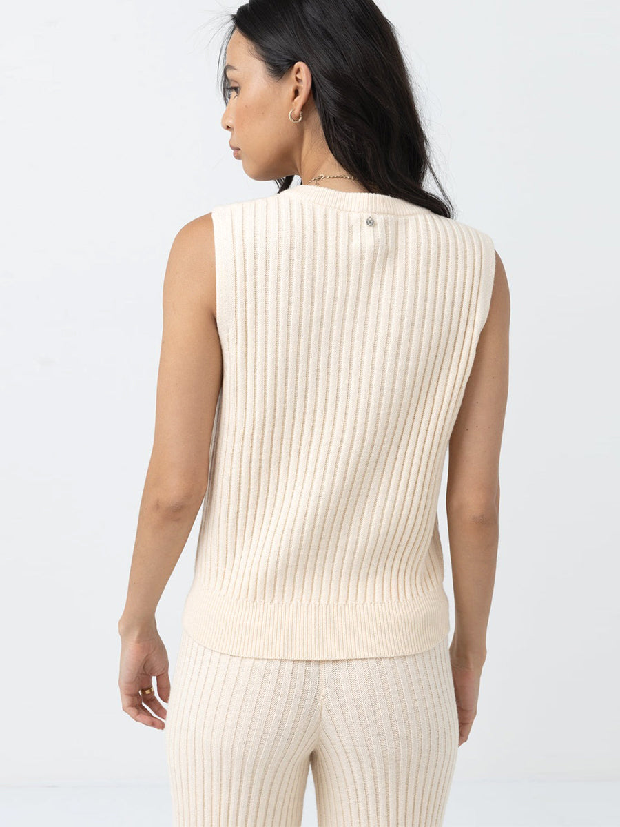 Shell Sweater Vest - Oatmeal