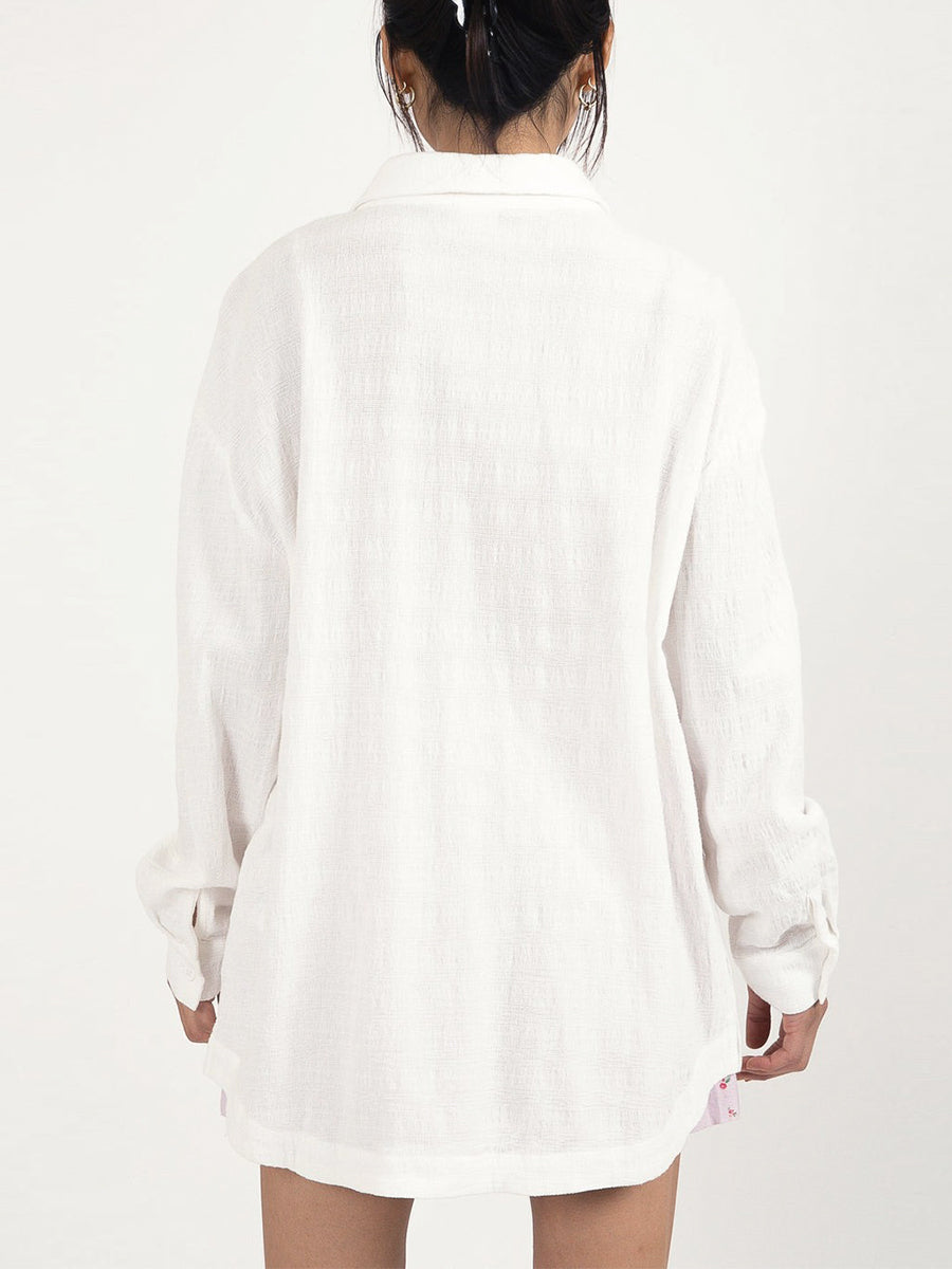 Shore Oversized Shirt - White