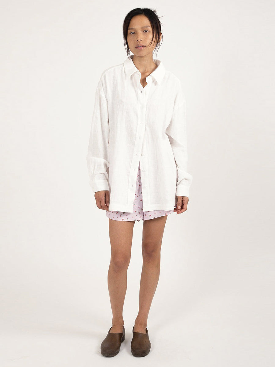 Shore Oversized Shirt - White