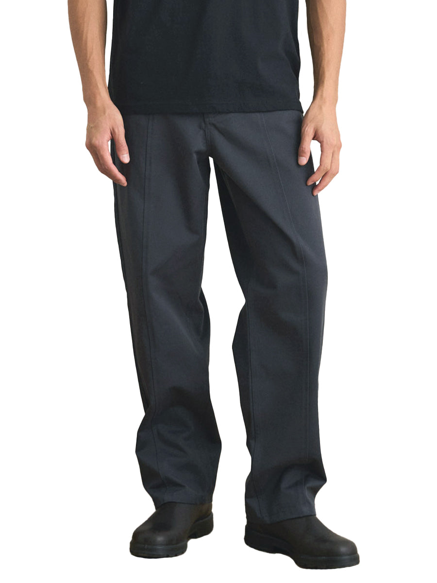 Straight-Cut Slacks - Charcoal
