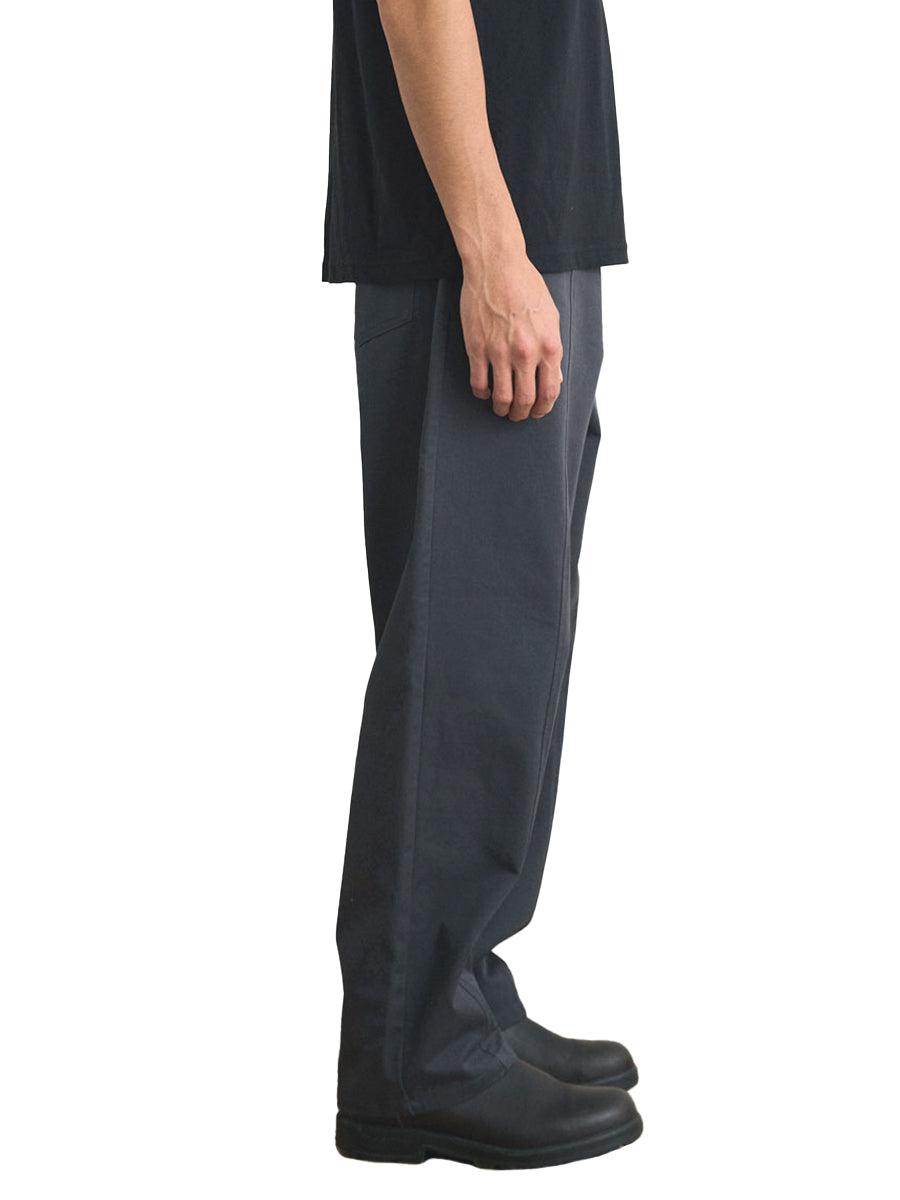 Straight-Cut Slacks - Charcoal