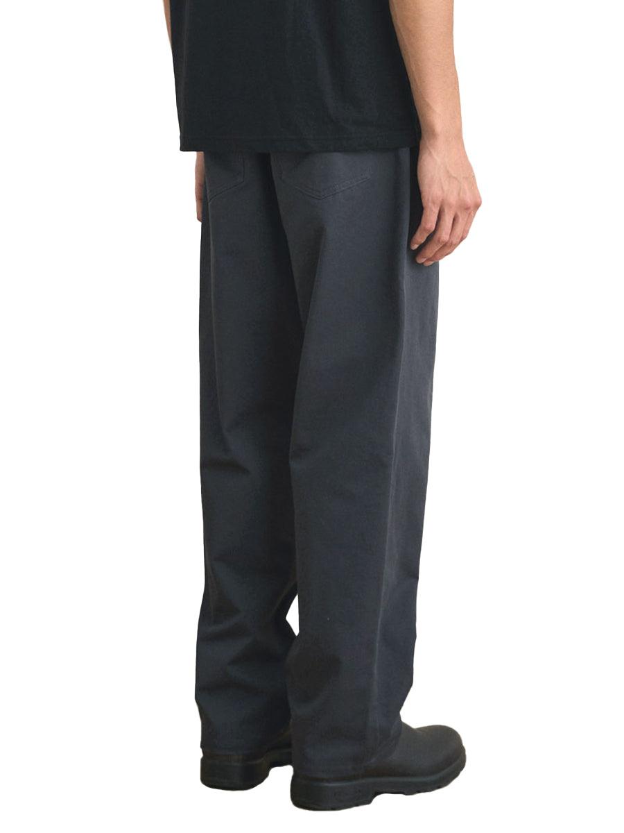 Straight-Cut Slacks - Charcoal
