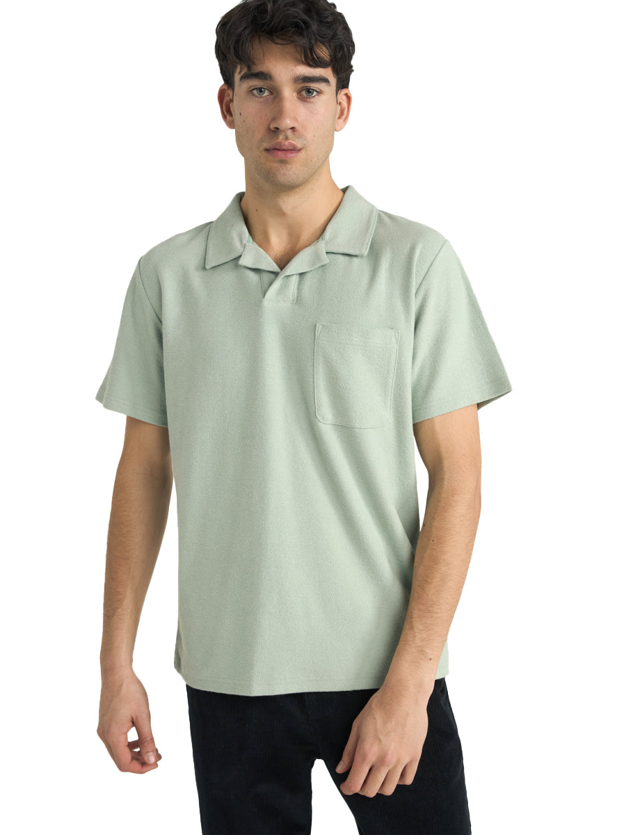 Vintage Terry Polo - Seafoam