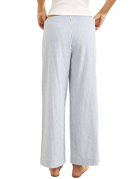 Vista Stripe Beach Pants - Blue