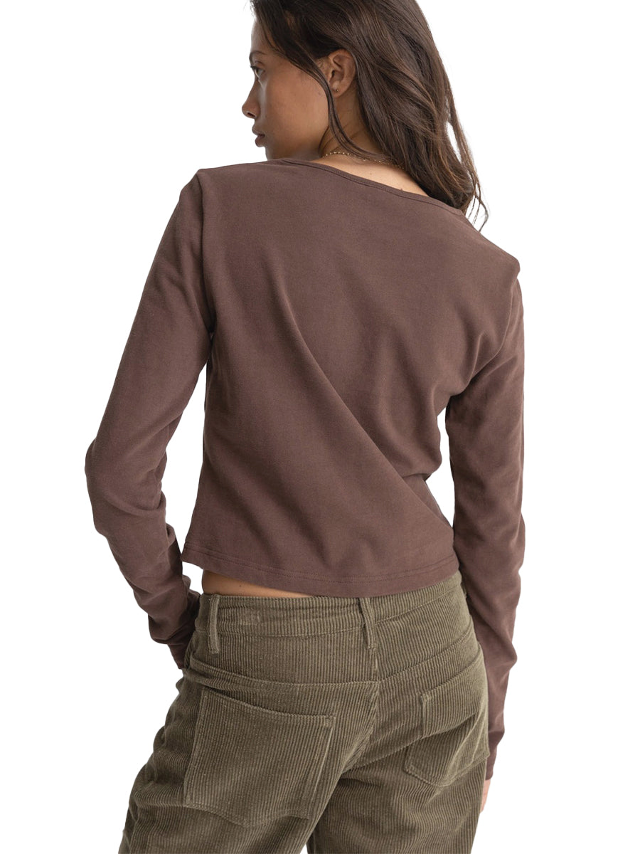 Winona Long Sleeve - Chocolate