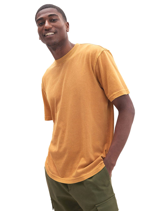Men's Relaxed Short Sleeve Tee - Gold Spice