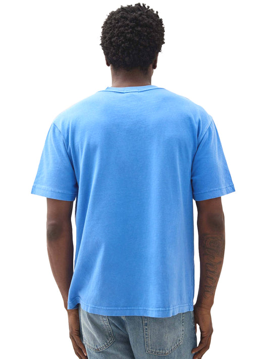 Men's Relaxed Short Sleeve Tee - Pop Blue