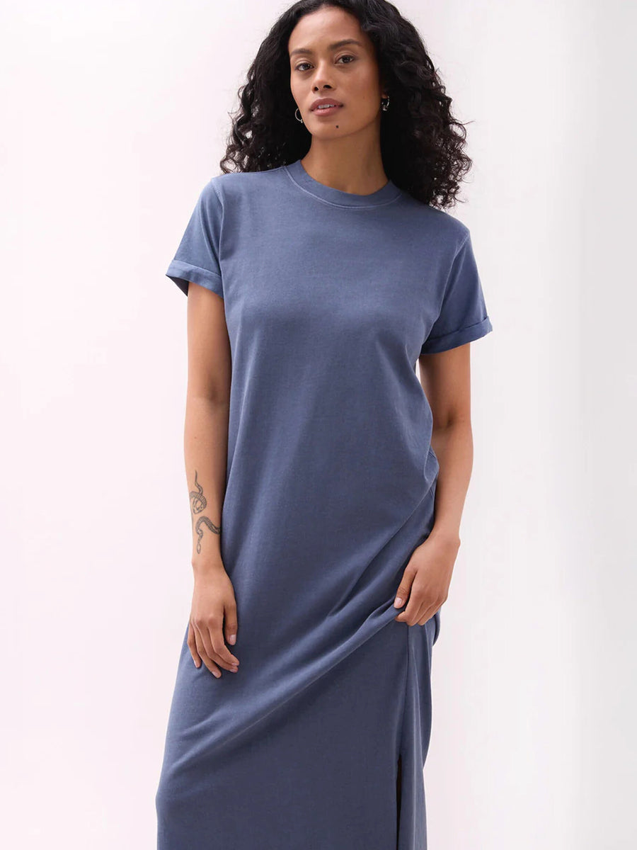 Relaxed Tee Dress - Vintage Indigo
