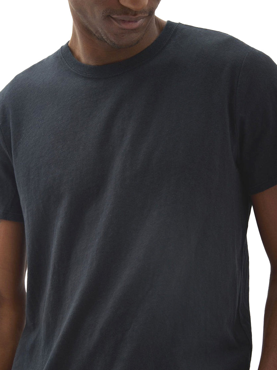 Vintage Jersey Short Sleeve Tee - Black