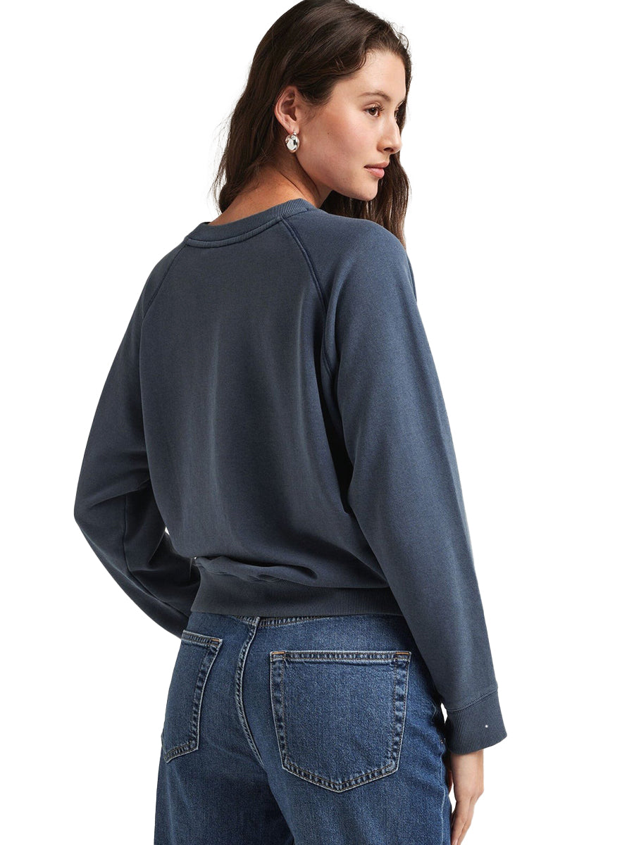 Women's Recycled Crew Sweatshirt - Moonlit Ocean