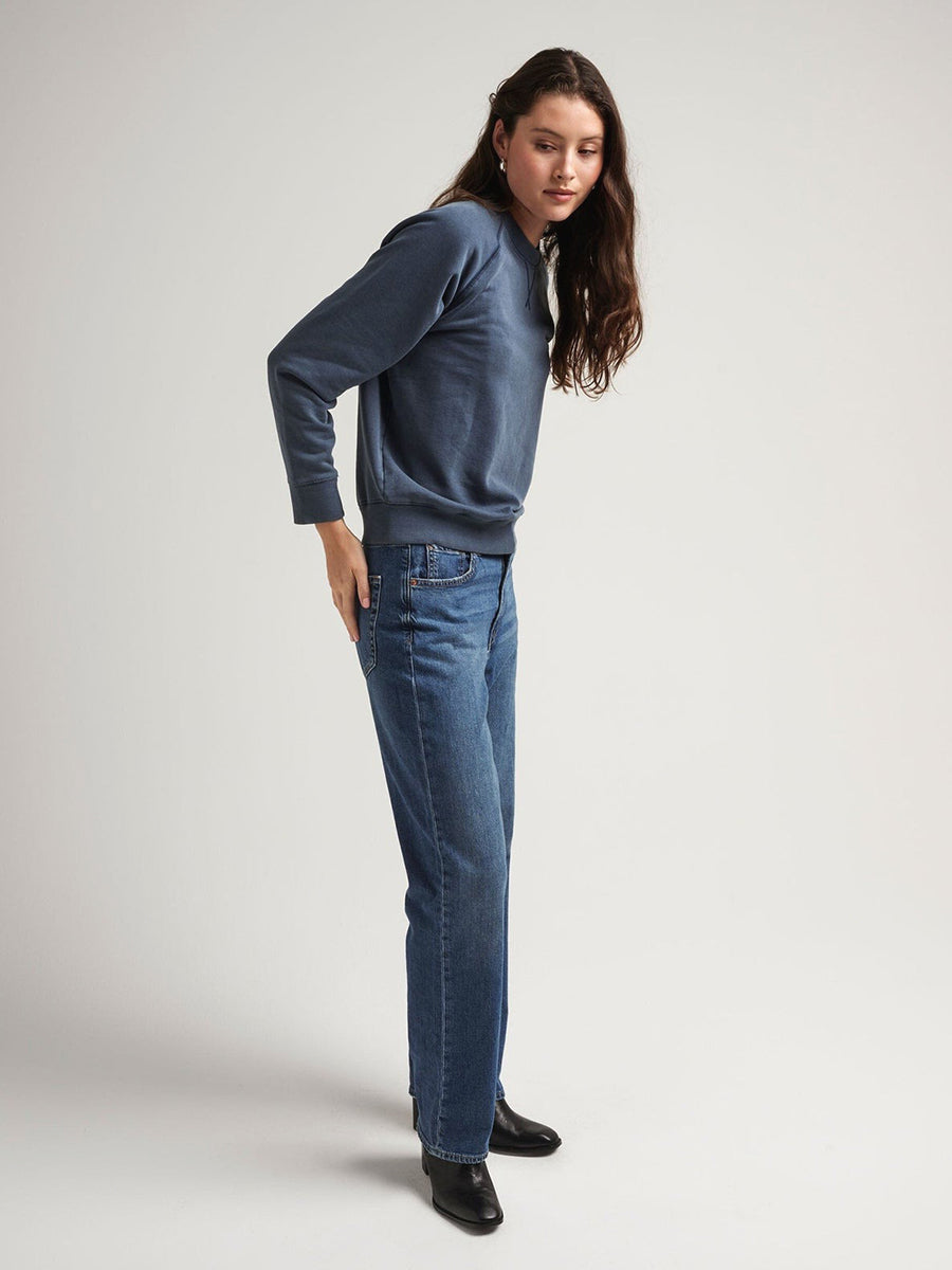Women's Recycled Crew Sweatshirt - Moonlit Ocean