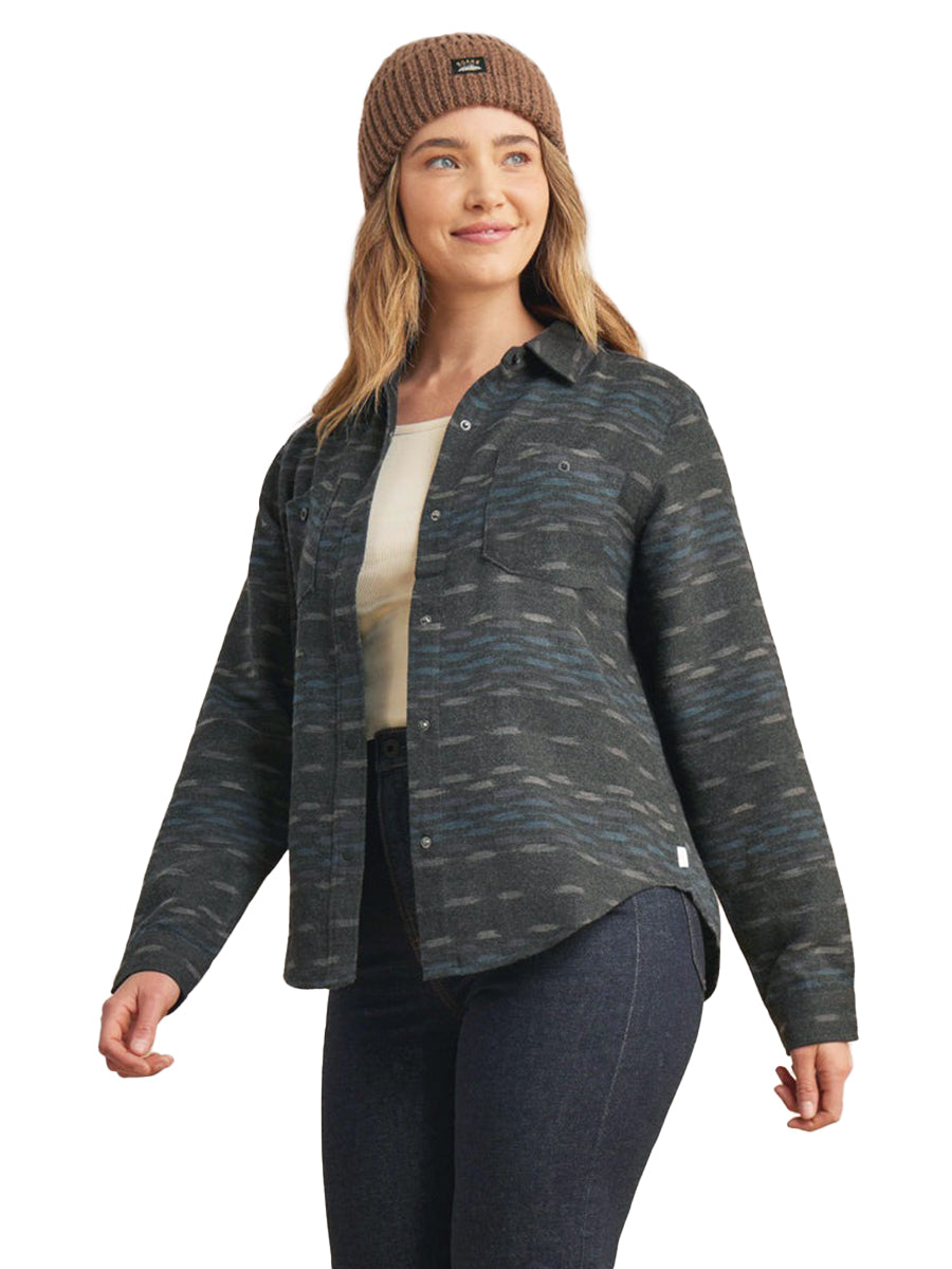 Alpine Flannel Shirt - Black Pattern
