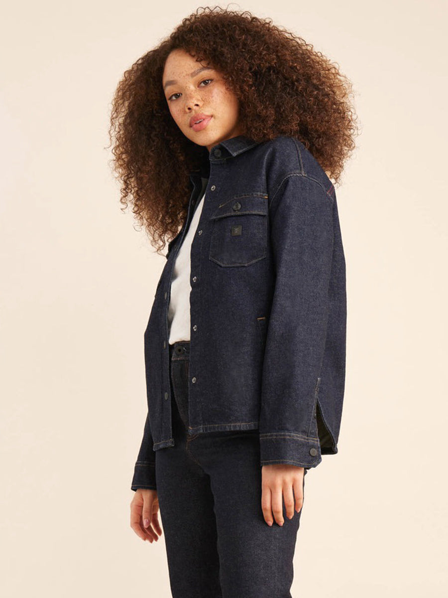 Amberley Shirt Jacket - Kiahara Indigo