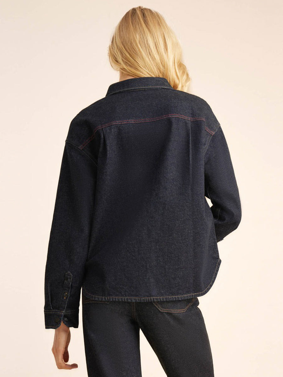 Amberley Shirt Jacket - Kiahara Indigo