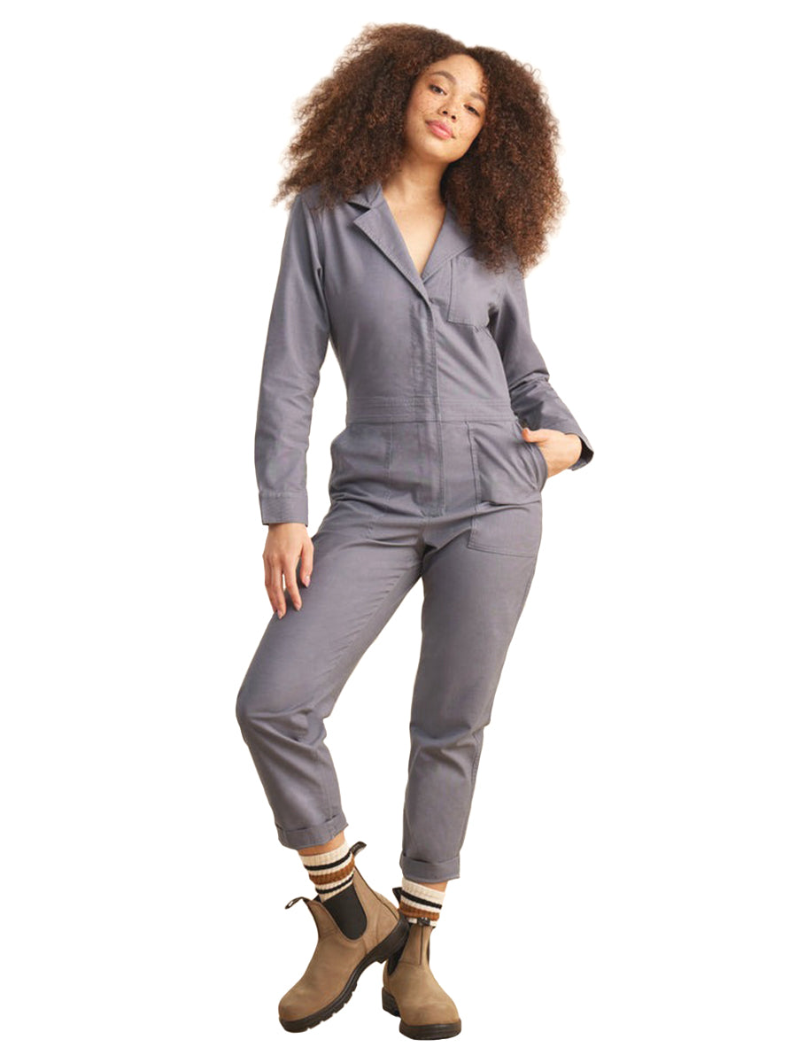 Layover Jumpsuit - Slate Blue
