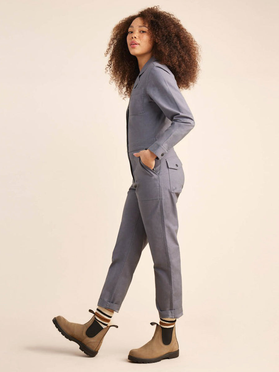 Layover Jumpsuit - Slate Blue