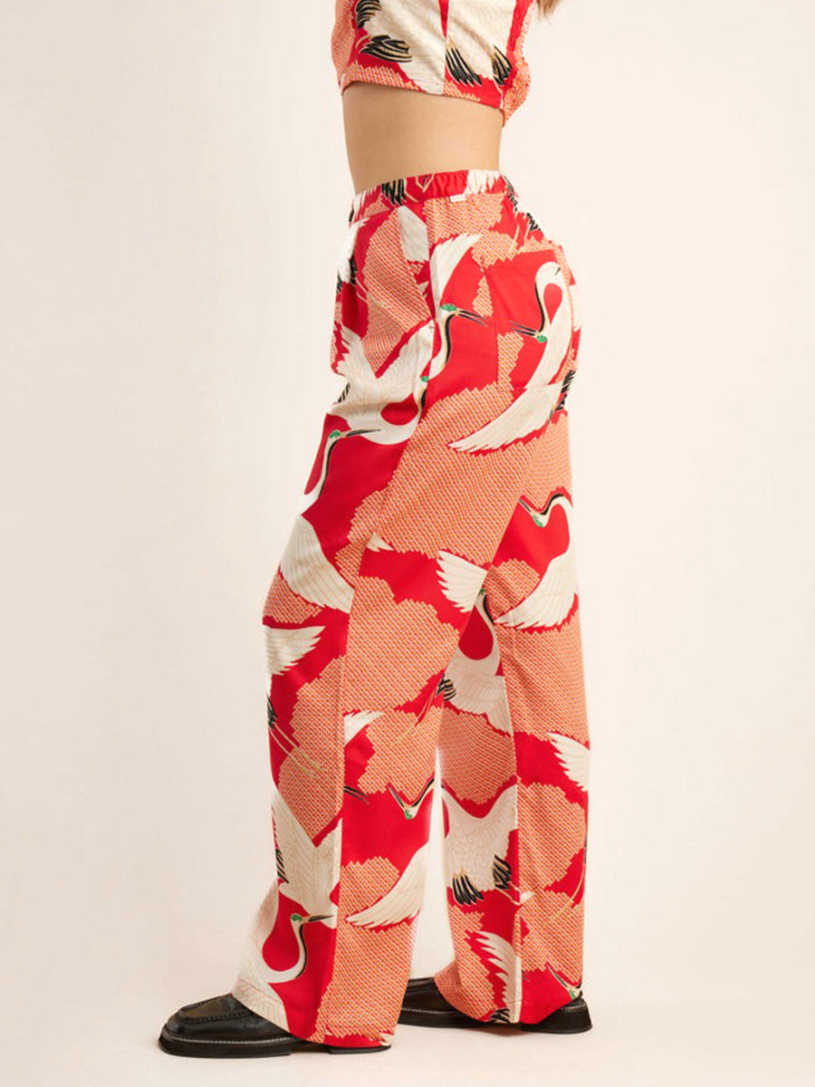 Pic Pant - Bright Red