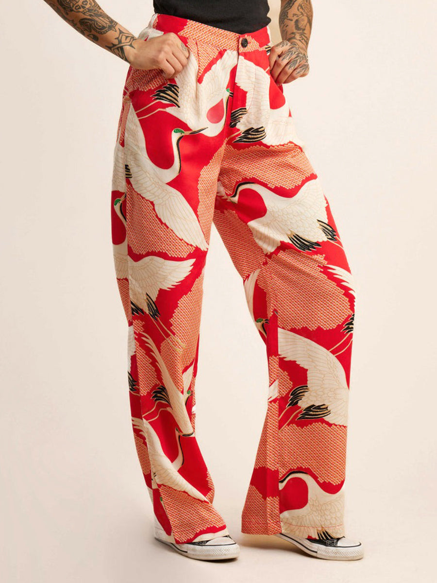 Pic Pant - Bright Red
