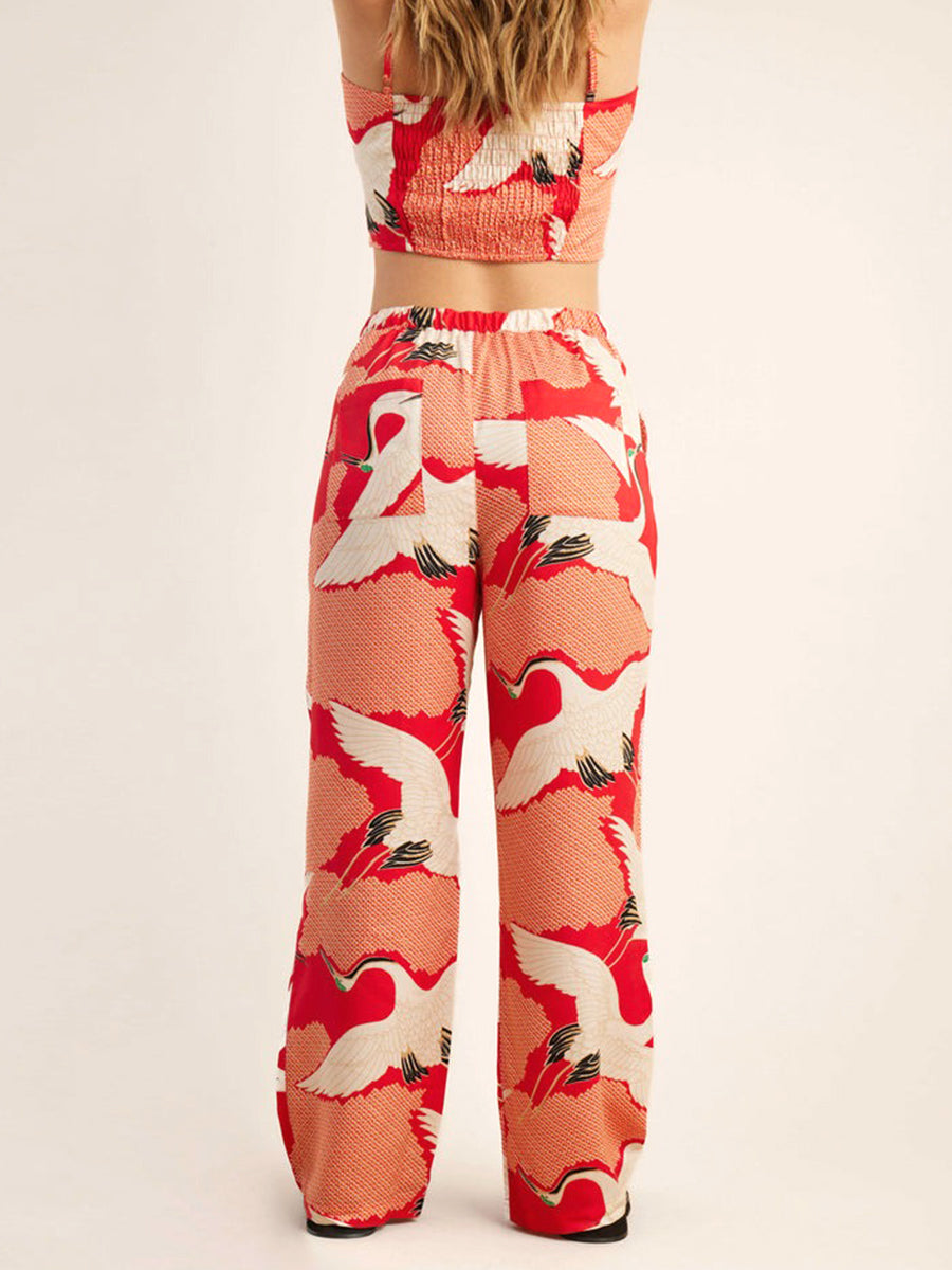 Pic Pant - Bright Red
