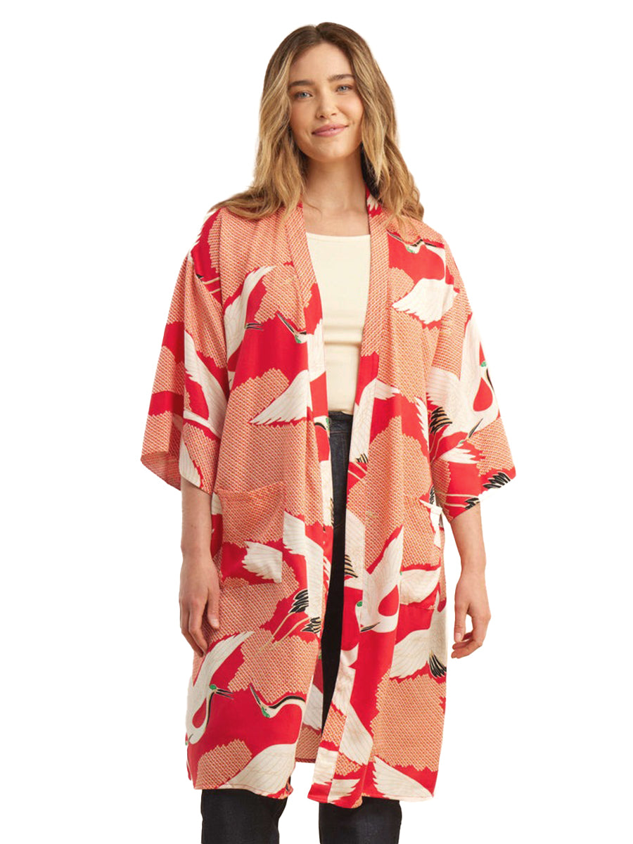 Rishiri Robe - Bright Red