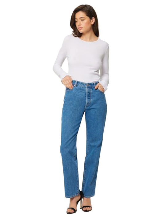 90s Relaxed Jeans - River Blue