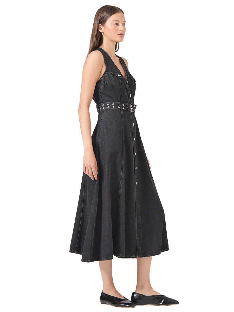 Angelica Dress - Black Sand