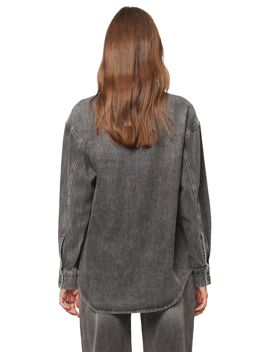 Classic Denim Shirt - Black Stone