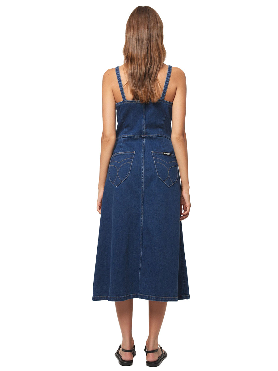 Mara Denim Dress - Deep Blue