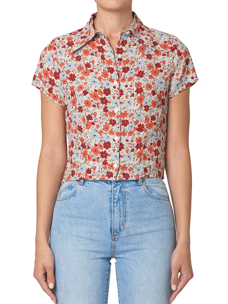 Matilda Shirt - Meadow Floral Spice