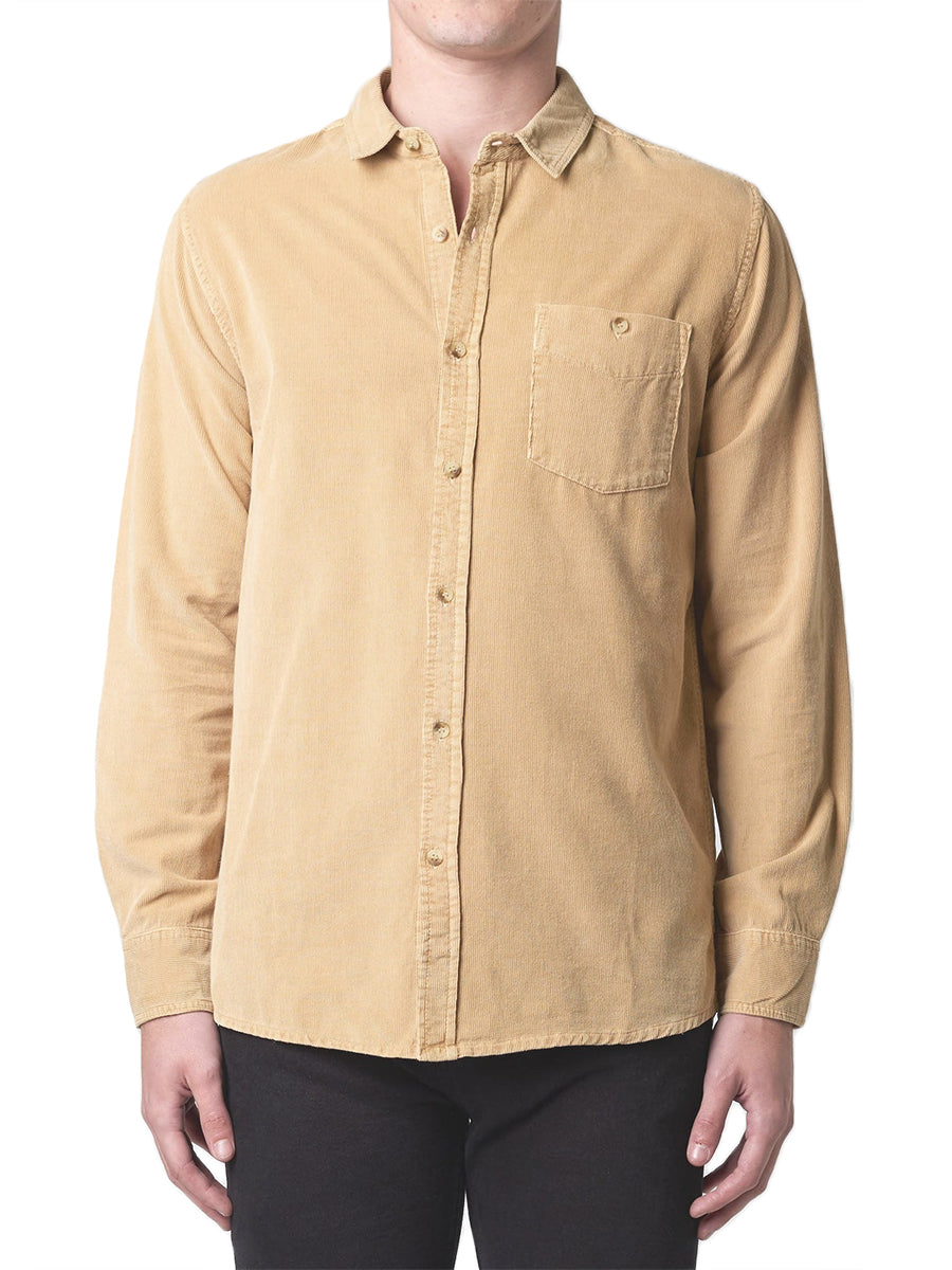 Men At Work Cord Shirt - Sand