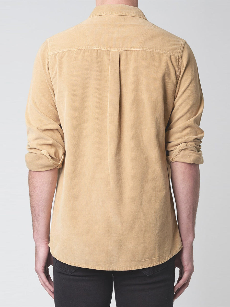 Men At Work Cord Shirt - Sand