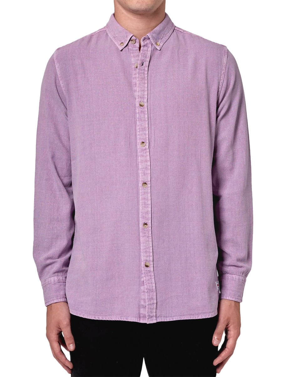 Men At Work Oxford Shirt - Purple Haze
